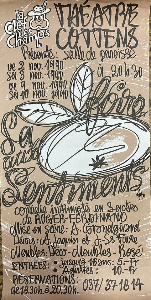 Affiche La foire aux sentiments