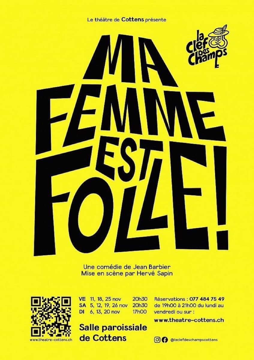 Affiche Ma femme est folle
