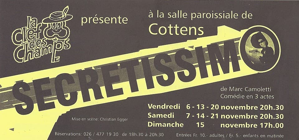 Affiche Secretissimo