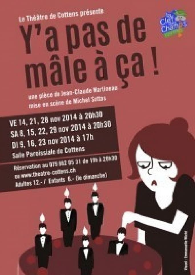 Affiche Y’a pas de mâle à ça !
